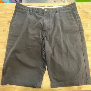 Volcom Corpo Class Chino‎ Shorts Black Casual Everyday Size 34